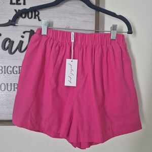 Petal & Pup High Waist Pink Shorts